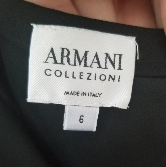 Armani Collezioni Black Ruched Knee Length Skirt - Picture 4 of 7